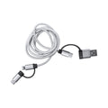 Cable Cargador Trentex - PLATEADO