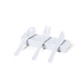 Set Cubiertos Florax - BLANCO
