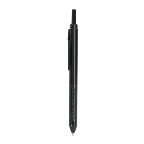 Bolígrafo Multicolor Portaminas Tidio - NEGRO