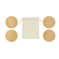 Set Posavasos Elmor - NATURAL