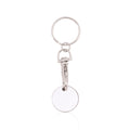 Llavero Moneda Euromarket - BLANCO
