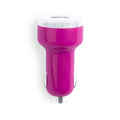 Cargador Coche USB Denom - FUCSIA