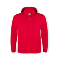 Sudadera Adulto Capucha + Cremallera "keya" SWZ280 - ROJO