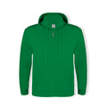 Sudadera Adulto Capucha + Cremallera "keya" SWZ280 - VERDE