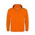 Sudadera Adulto Capucha + Cremallera "keya" SWZ280 - NARANJA