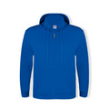 Sudadera Adulto Capucha + Cremallera "keya" SWZ280 - AZUL