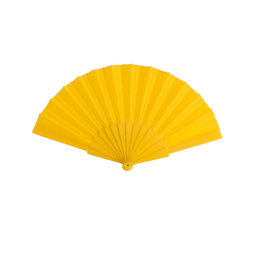 Abanico Tela - AMARILLO